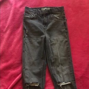 Topshop Jamie Skinny Ripped Jeans